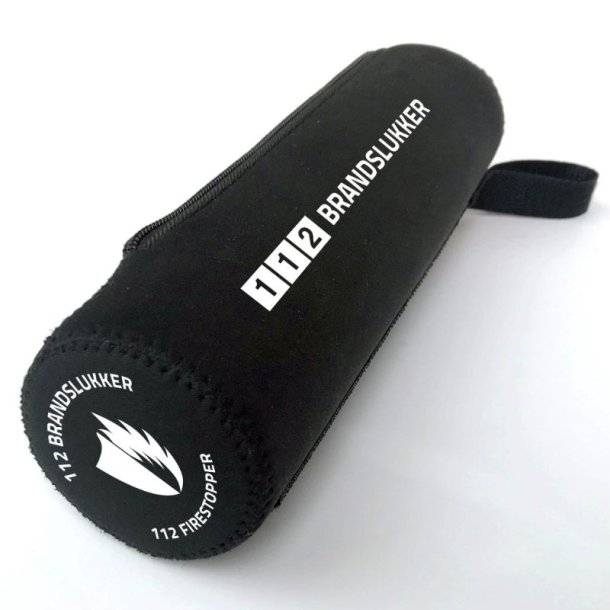 Sort Neopren Sleeve til 112 Brandslukker