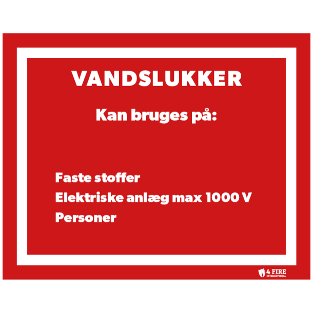 Vandslukker Infoskilt