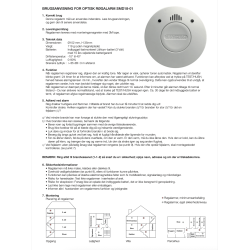 4 FIRE RGALARM 10 RS BATTERI &amp; KVIKMONTAGE