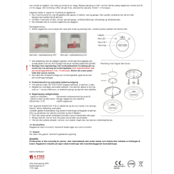 4 FIRE RGALARM 10 RS BATTERI &amp; KVIKMONTAGE