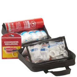 FRSTEHJLPSTASKE M. 112 BRANDSLUKKER  &amp; SIKKERHEDSNGLERING (DIN 13 164)