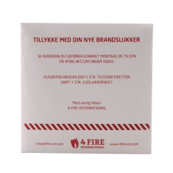 4 Fire UV6 6 ltr. Universal Brandslukker (21A - 233B - 75F)