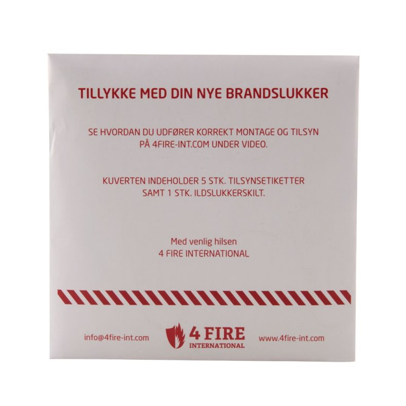 4 Fire UV6 6 ltr. Universal Brandslukker (21A - 233B - 75F)