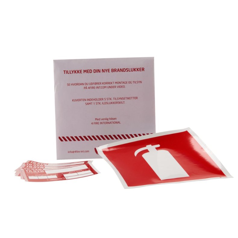 4 Fire UV6 6 ltr. Universal Brandslukker (21A - 233B - 75F)